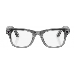 Умные очки Ray-Ban Meta* Wayfarer Gen 2 Shiny Transparent Grey, Фотохромные линзы Clear to Sapphire Transitions (RW4012), размер L